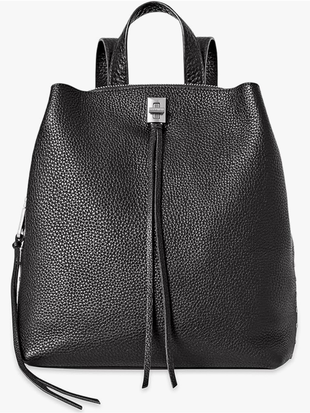 Rebecca Minkoff Darren Backpack Women's Medium Leather Travel Purse in Black